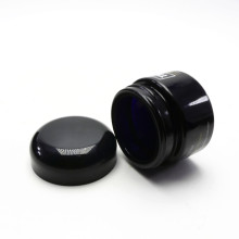 Wholesale 20ML 30ML 50ML 100ML 200ML Cosmetic Black UV Violet Glass Jar Packaging VJ-273RL